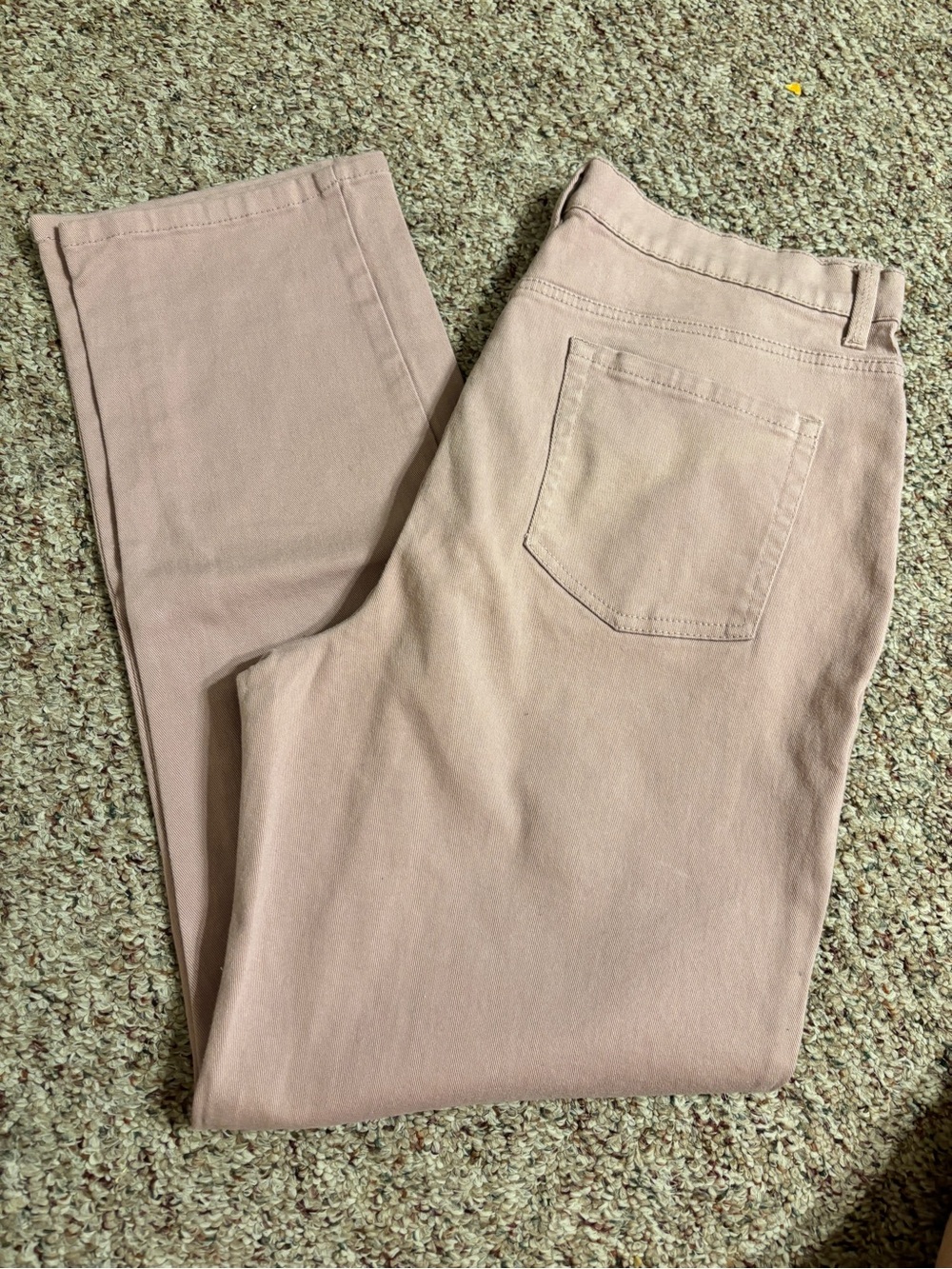 Classic Tapered “Amanda” jeans in Light Blush